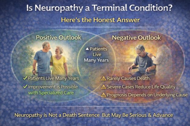 Infographic: neuropathy prognosis Venn diagram with seniors